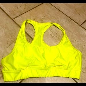 Neon yellow Sports Bra